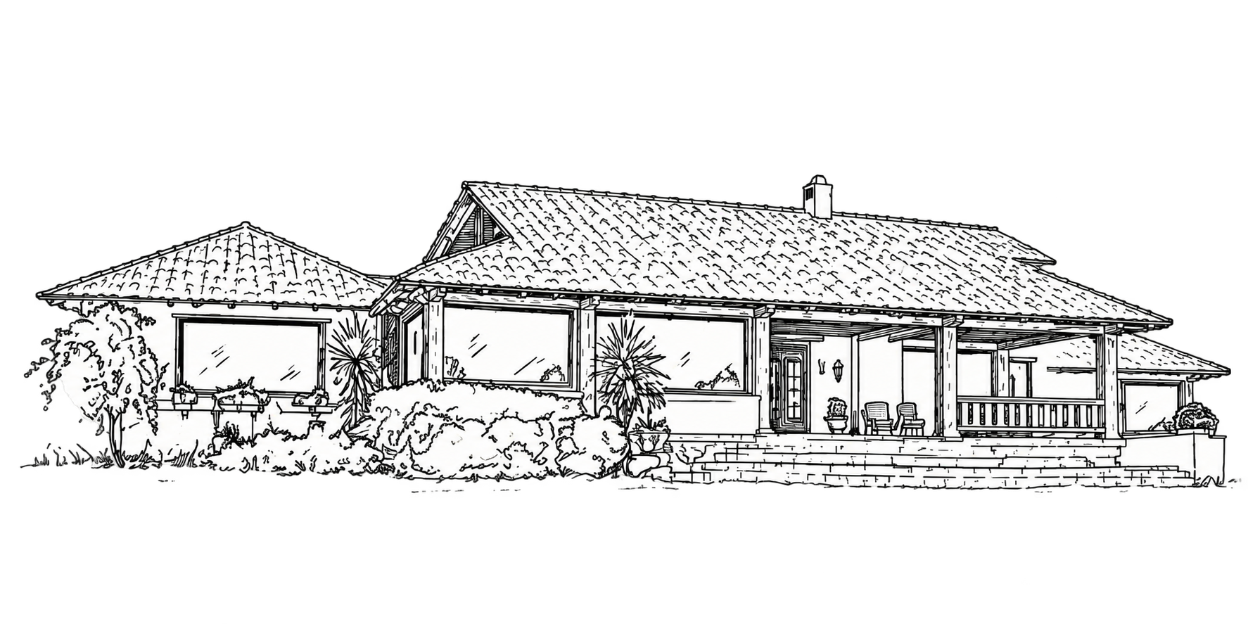 Ilustración de la Quinta Santa Fe